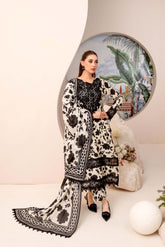 EMBROIDERED PRINTED LAWN 3PC SUIT