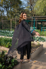 Edén - Mystical Black Embroidered 3PC Suit