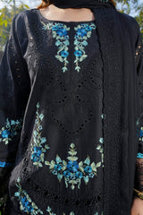 Edén - Mystical Black Embroidered 3PC Suit