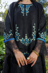 Edén - Mystical Black Embroidered 3PC Suit