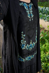 Edén - Mystical Black Embroidered 3PC Suit
