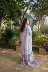 Liliora - Chic Lavender Embroidered 3PC Suit