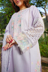 Liliora - Chic Lavender Embroidered 3PC Suit