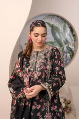 EMBROIDERED PRINTED LAWN 3PC SUIT