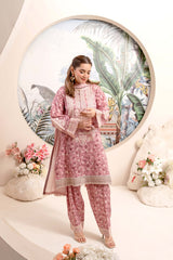 EMBROIDERED PRINTED LAWN 3PC SUIT