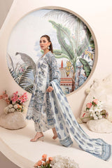 EMBROIDERED PRINTED LAWN 3PC SUIT