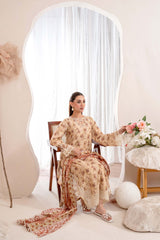 EMBROIDERED PRINTED LAWN 3PC SUIT