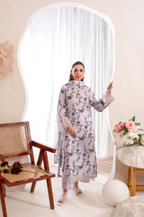 EMBROIDERED PRINTED LAWN 3PC SUIT